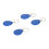 High-Quality 100 Pcs Blue RFID Keychains for Secure Access Control 7
