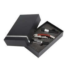 Elegantes Weinaccessoires-Geschenk, stilvoller Korkenzieher mit Holzgriff, professionelles Weinöffner-Set, multifunktionaler Korkenzieher mit