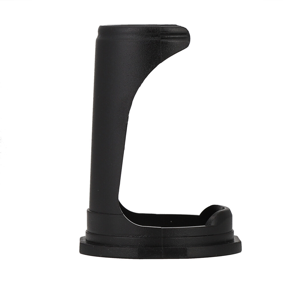 Black Acrylic Beard Brush Stand Holder For Shaving Tools - Compact & Sturdy