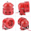 Loud Red Motorcycle Air Horn – Durable, Compact, Sound Modification 8
