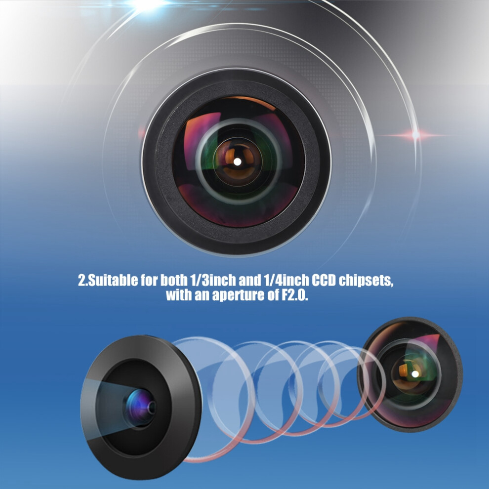 5Mp 1.7Mm 170 Fisheye Lens For Cctv Security Camera 3401363250403