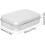 Rectangular Storage Container Small Metal Tin With Lid Tinplate Slide Cover Jewelry Organizer Silver 2