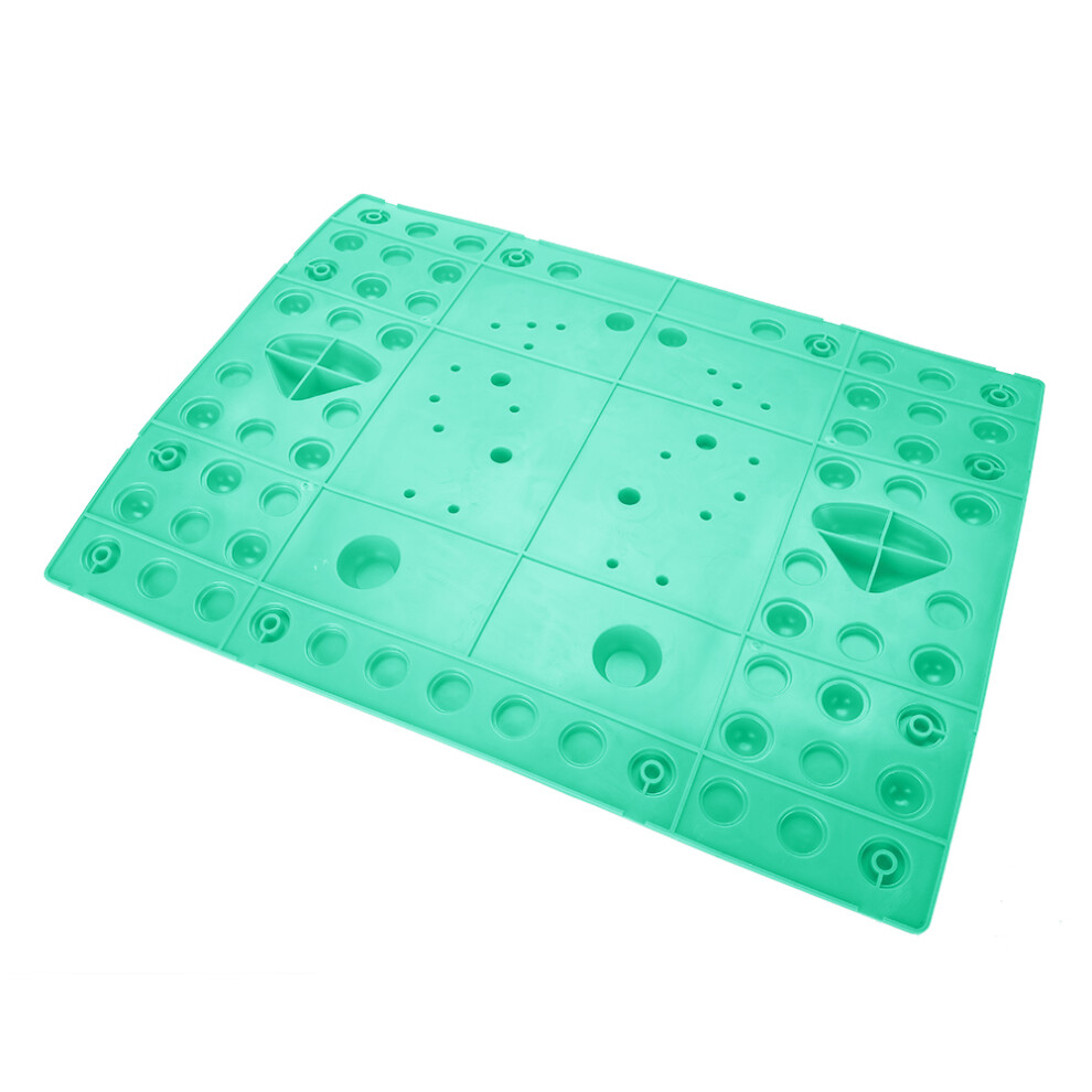 Green Comfortable Massage Mat: Magnetite Acupressure Pad For Feet