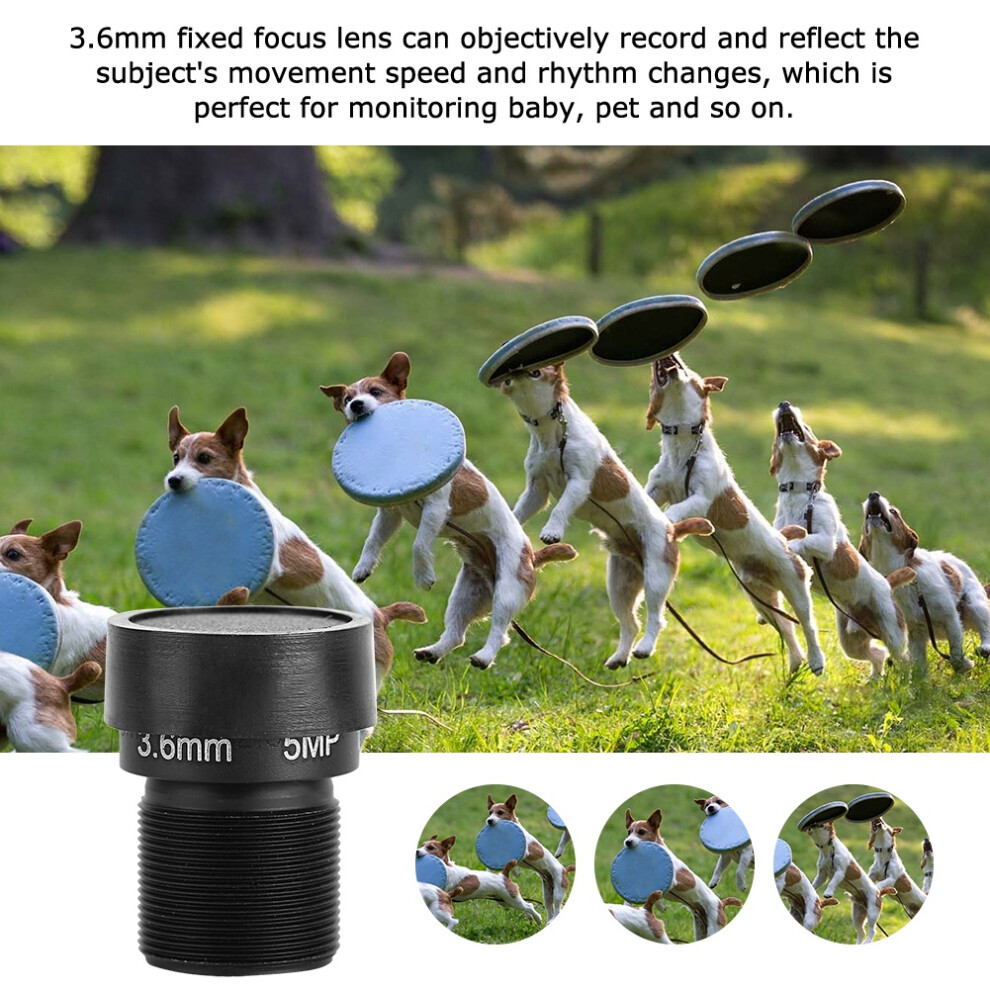 Wide Angle Cctv Lens 3.6Mm 90 Degrees 5Mp Hd Surveillance Camera Lens 4691363251053