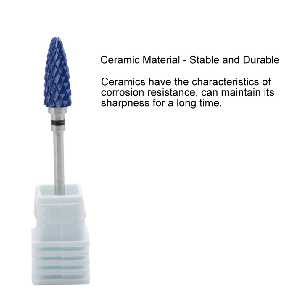 24PCS Ceramic Nail Drill Bit Set for Professional Manicure & Pedicure