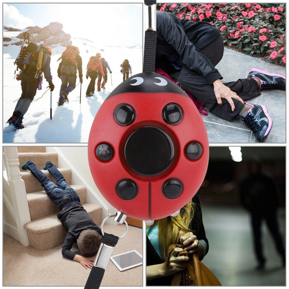 Compact 130Db Led Beetle Alarm Keychain - Women's Safety Solution 8431363254052