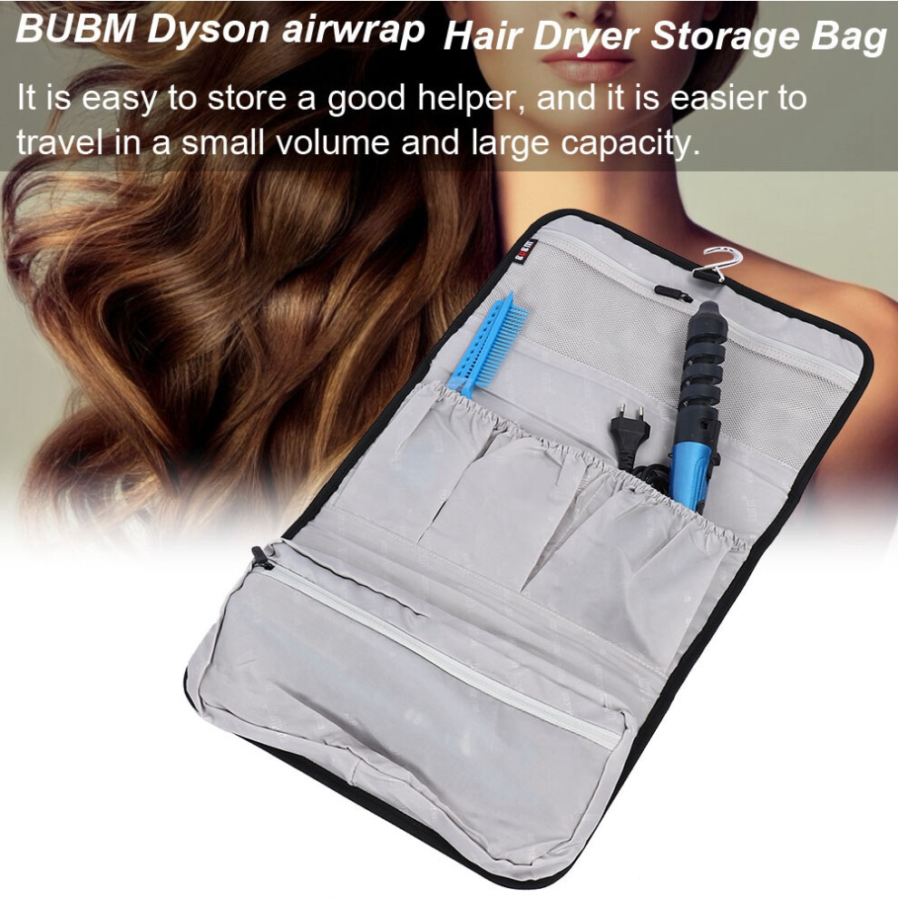Portable Nylon Hair Dryer Storage Bag for Travel Organizer Fits Most Models
