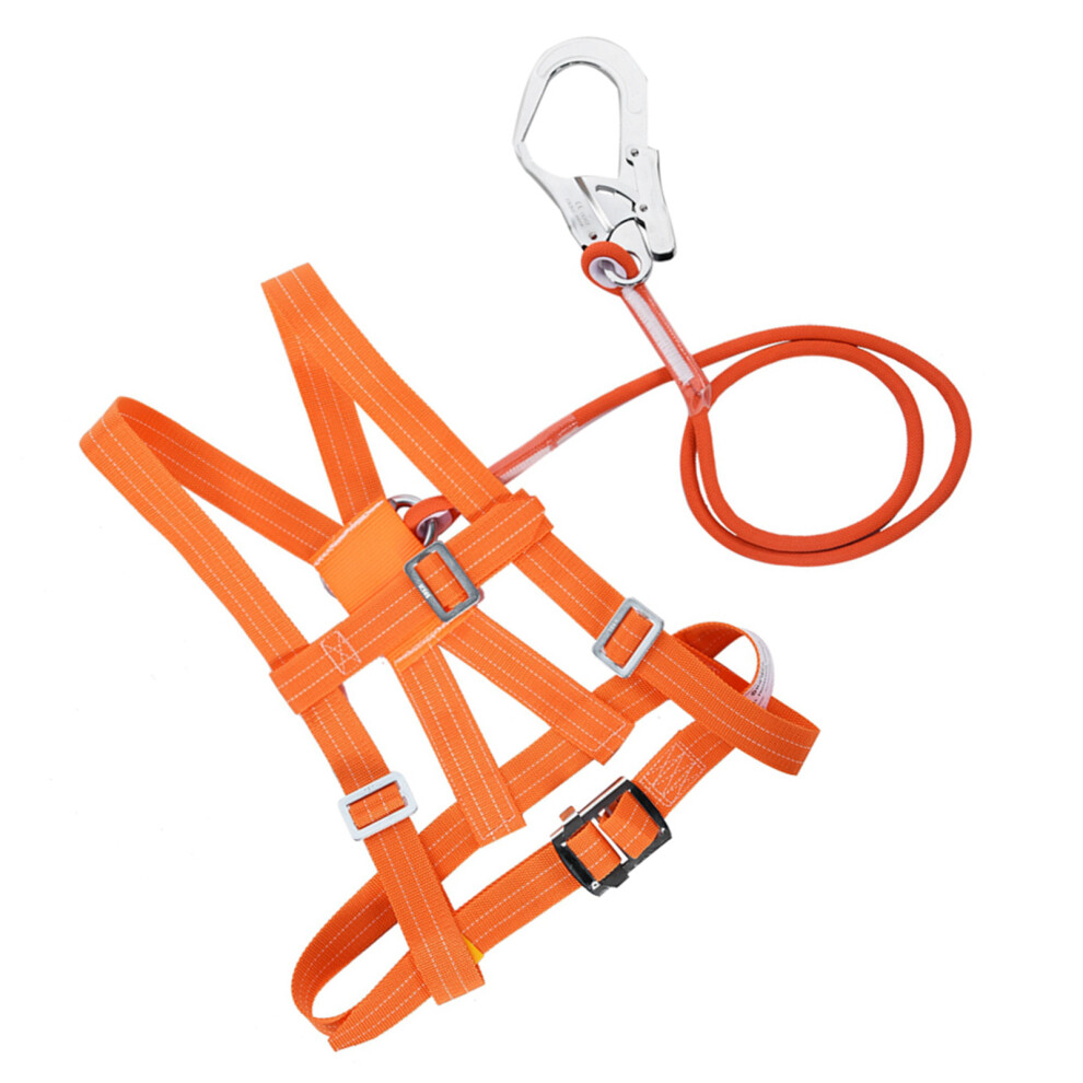 Adjustable Climb Harness 6 Styles Outdoor Safety Belt Rescue Rope 5M Big Buckle 8351363255340