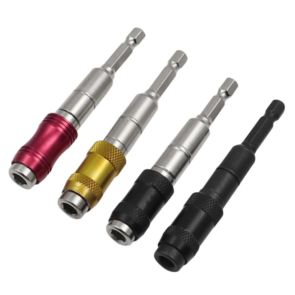 Magnetic Pivot Drill Bit Holders 4Piece Set, Steel Construction, Torque, For Drill And Screwdriver Bits 9105992283422