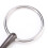 Edelstahl-Ring-Snaffelgebiss, 115 mm, Silber 3