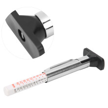 0-25mm/0-1in Tiefenmessgerät, Edelstahl+ABS, Einfarbig