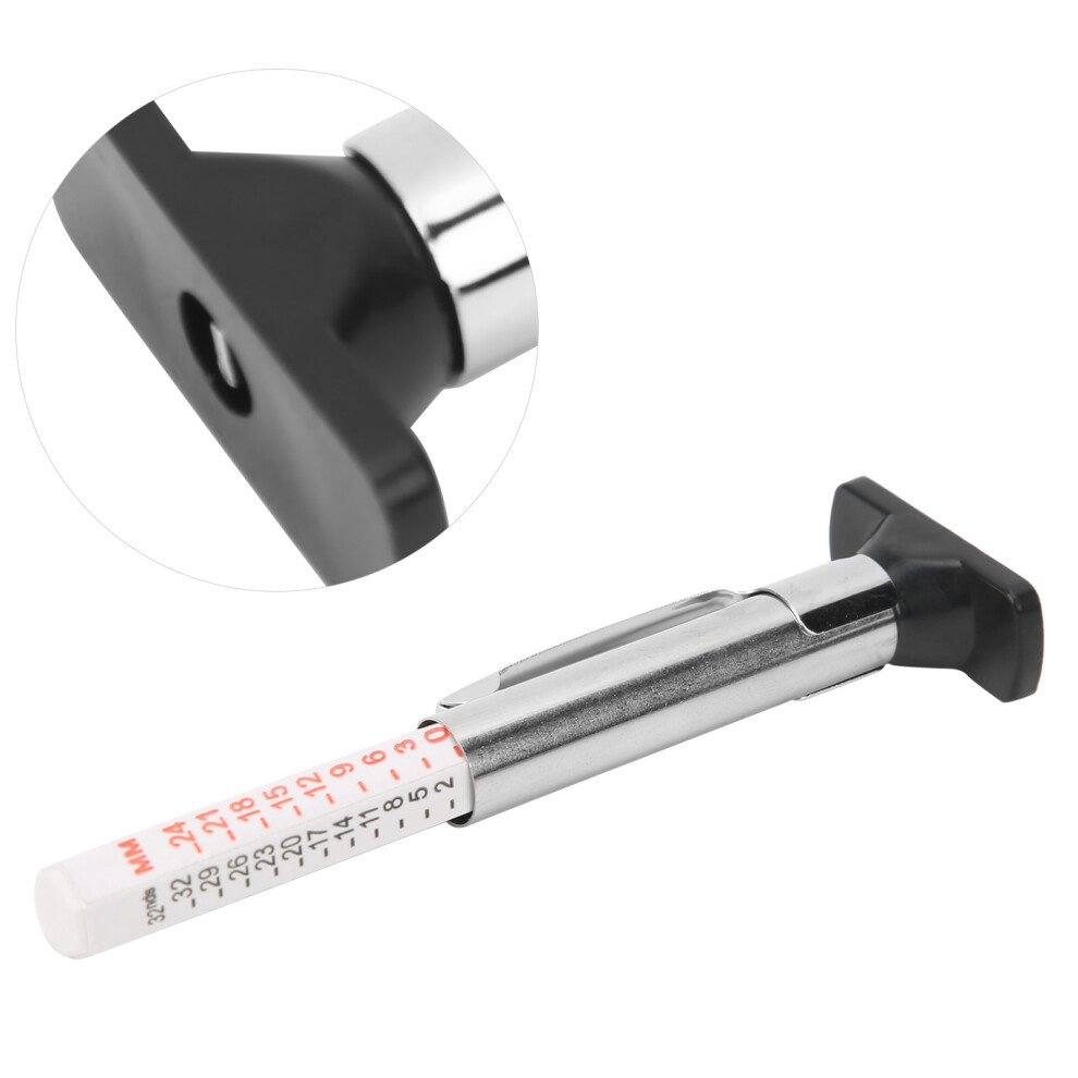 Portable Car Tire Tread Depth Gauge 0Â25Mm Measuring Tool Universal Design 4601363257146
