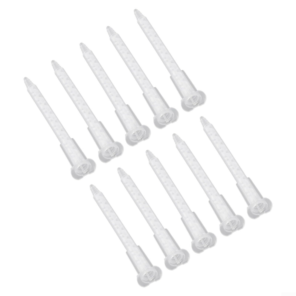 Resin Ab Glue Mixing Tubes 103Mm With Square Bayonet Nozzles 10 Pcs 9067246972899
