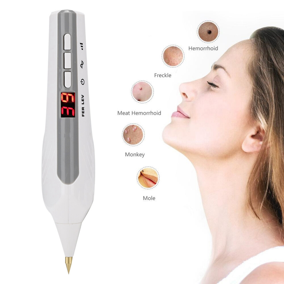 USB LED Freckle & Mole Removal Pen, 9 Modes, Safe Skin Care Device
