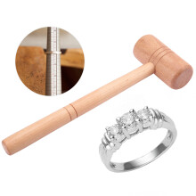 Schmuckreparatur Holzhammer Werkzeug für Gold Silber Platin DIY Herstellung