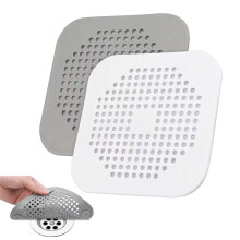 Filtro eficaz para desagües que atrapa el cabello, de uso generalizado en bañeras, cocinas y baños. Tapón de silicona fácil de instalar y quitar