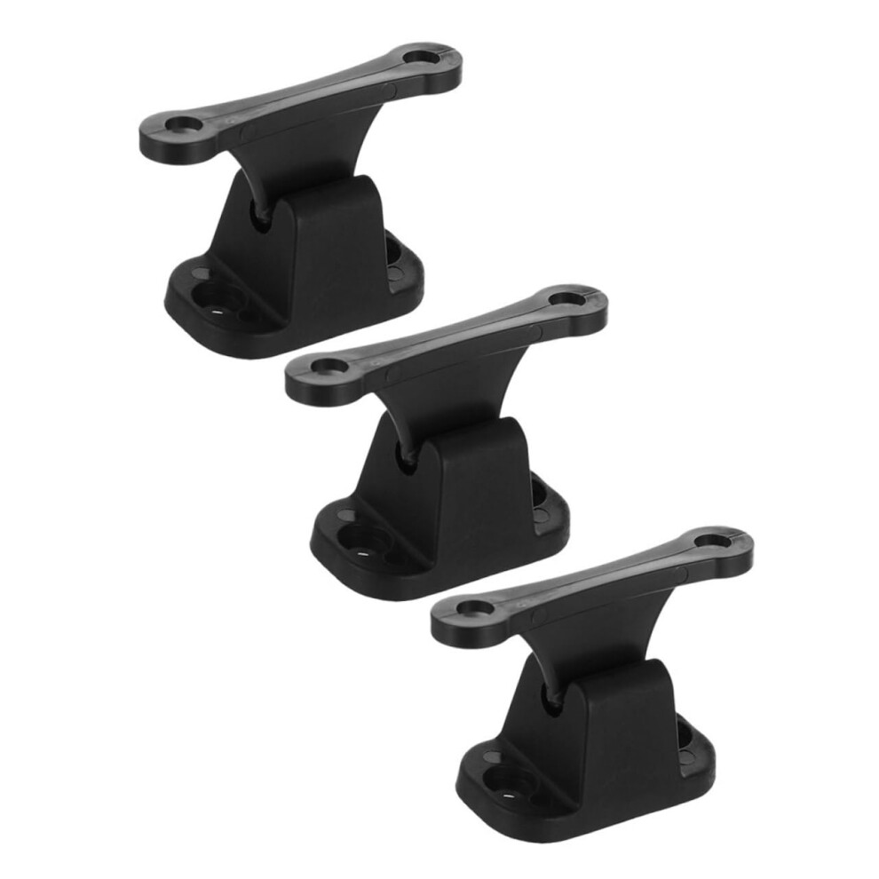 Rv Door Catch Tshaped Door Stopper 3 Pieces Heavyduty Latch Kit For Motorhome Camper Trailer Cargo Trailer Black 9067246973261