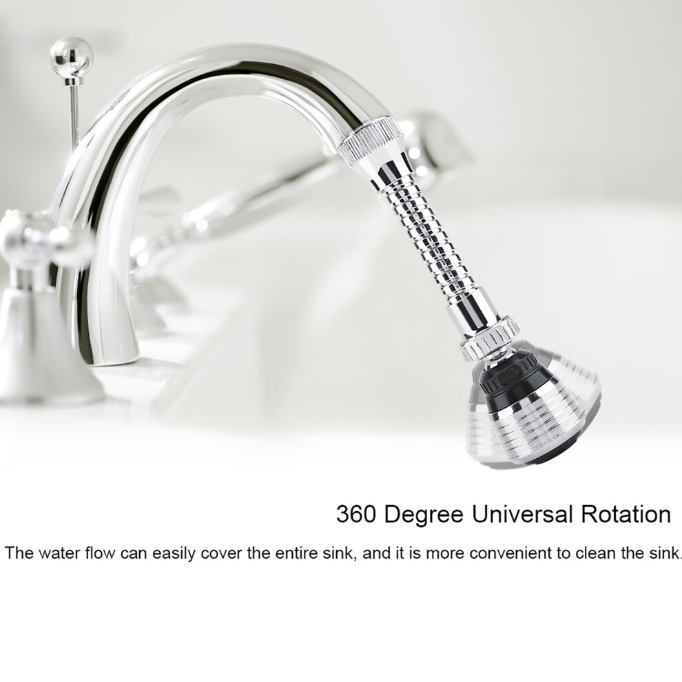 Water Economizer Faucet Bubbler Turbo Flex Sink Sprayer Flexible Chrome Design 8761363260839