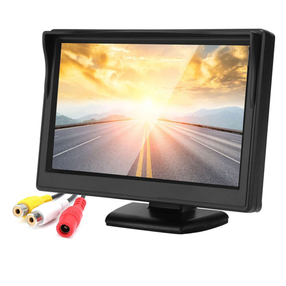Waterproof 5In Hd Tft Lcd Backup Camera Monitor For Reversing Safety 7891363262586