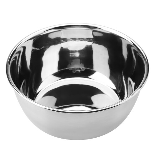 Edelstahl, hängender Napf-Futterspender (Größe M), Silber 2