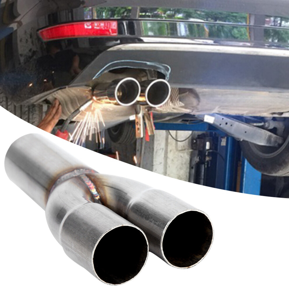 High Quality Dual 1.5'' Inlet To Single 1.75'' Outlet Exhaust Collector 4241363263053