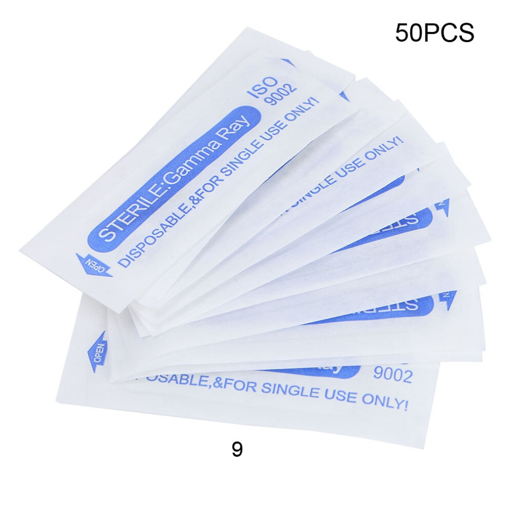 Microblading Eyebrow and Lip Needles 50pcs 16 Pins for Eyelash Tattoo Use