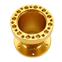 3inch Aluminum Steering Wheel Hub Spacer Kit Gold Universal Car Adapter