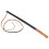 Durable Leather Whip for Dog Training Comfort Handle Interactive Play 7