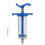 Kunststoff Stahl Spritze 50 ml 15,5 cm blauer Griff 8