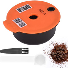Gjenfyllbare kaffekapsler, Gjenbrukbar kaffekapsel, Matgodkjent materiale, Enkel å bruke, Langvarig, Profesjonell kaffesmak, Kompatibel med Bosch