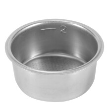Filtres à café réutilisables, panier-filtre pour machine à expresso avec technologie de débit constant, en acier inoxydable pour une durabilité