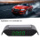 Auto Digitaluhr LCD schwarz ABS Solar 500 mAh USB 7