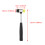 25mm Double Face Rubber Hammer Multi-use Steel Handle Hand Tool 13