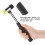 25mm Double Face Rubber Hammer Multi-use Steel Handle Hand Tool 10