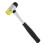 25mm Double Face Rubber Hammer Multi-use Steel Handle Hand Tool 12
