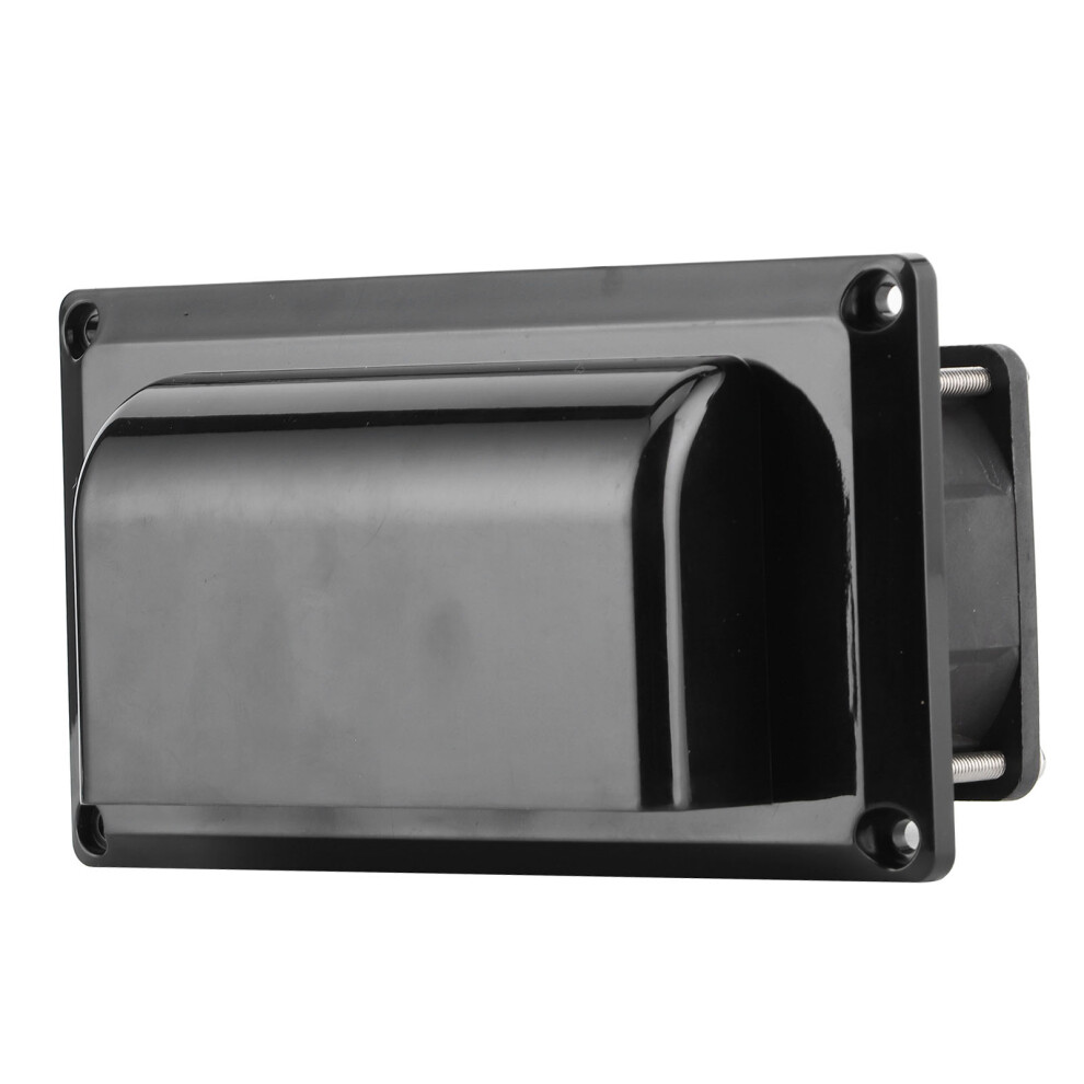 12V Side Air Vent Exhaust Fan For Rv Marine Boat Trailer Durable Material Black 3401363266473