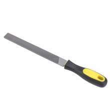 Flat Steel File 8in for Metal Coarse Teeth Grinding & Shaping with Handle