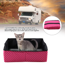 Faltbare Katzentoilette Rot 40x30x13 cm 15,6 L