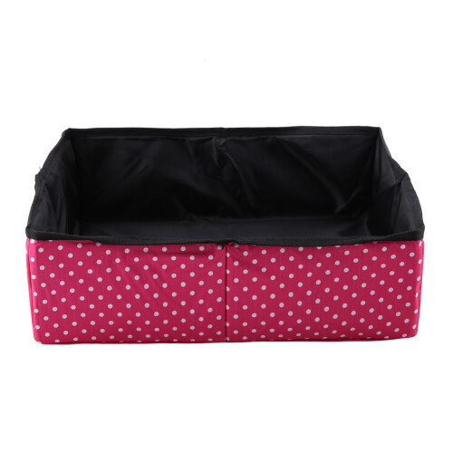Faltbare Katzentoilette Rot 40x30x13 cm 15,6 L 1