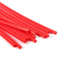 Universal 72 pcs Wheel Rim Spoke Cover Kit for Motorcycles Red Off Road