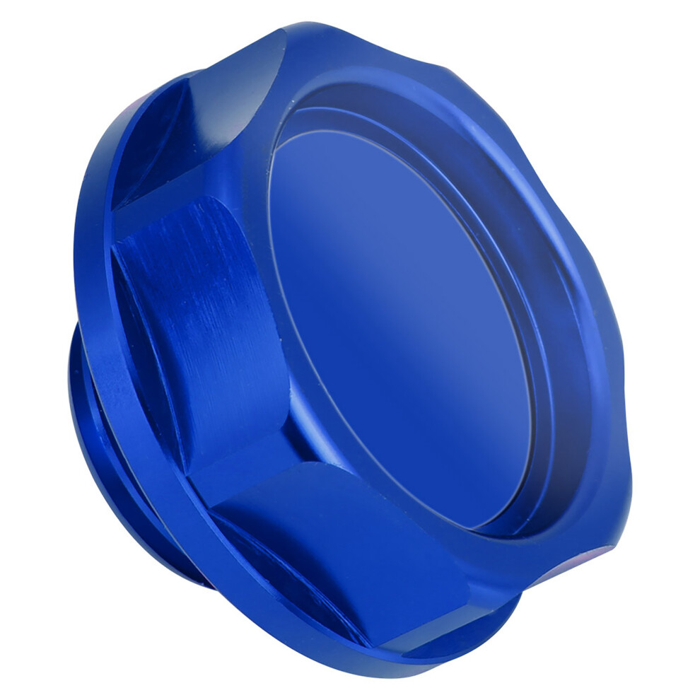 High Tech T6061 Aluminum Oil Filler Cap - Elegant & Durable Design Blue 3701363268225