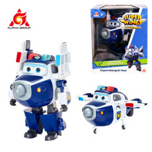 (Supercharged Paul) Super Wings 12,7 cm - Figurines d'action robotiques transformables Jett, Dizzy et