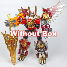 (Sans boîte) YUEXING Predaking Robot Bête Mécanique Transformable 26 cm 6 en 1 Figurine d'Action Predacons