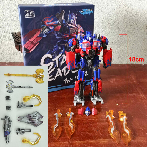 (TW1022 ACC avec boîte) Figurine transformable Optimus SS44 TW1022, robot transformable OP Commander,