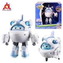(Supercharged Astra) Super Wings 5 pouces Jett Dizzy Donnie Figurines d'action robot avion transformables