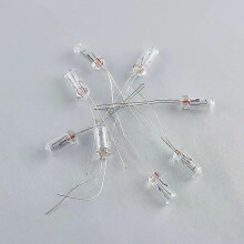 Lot de 10 ampoules miniatures 007A (3 mm, 4 mm, 5 mm, 15 V, 3 V, 6 V, 9 V, 12 V, 24 V) Ă filament incandescent