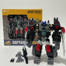 (JLH8802B avec boîte) Mini robot transformable de 15 cm, jouet inspiré du film JIALEHUANG (4 formes