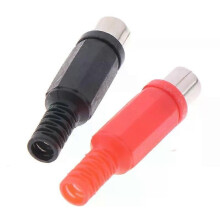 Lot de 10 connecteurs audio RCA femelles à souder, adaptateur de prise à pression froide 50 V 0,5 A