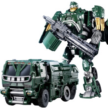 (19CM 88503) Nouveaux jouets transformables super cool pour garçon : char d'assaut, modèle militaire,