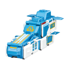 (EU636304) Super Wings Mini World Avion Robot 15 cm (6 pouces) - 11 étapes de transformation - Figurine